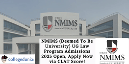 NMIMS UG Law Applications Open